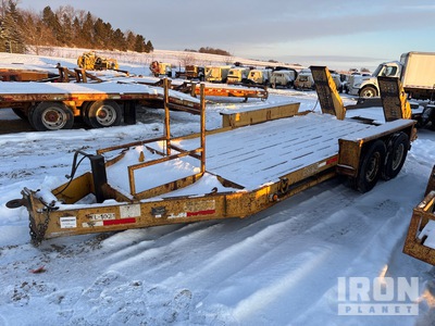 1997 Belshe T-1 16 ft T/A Equipment Trailer