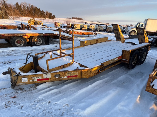 1995 Belshe T-1 16 ft T/A Equipment Trailer