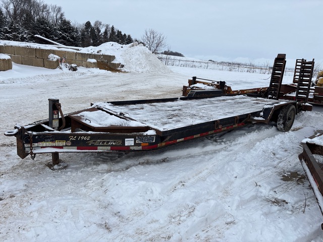 2018 Felling 23 ft T/A Equipment Trailer