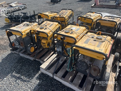 Quantity of (4) Portable Generator Set (Inoperable)