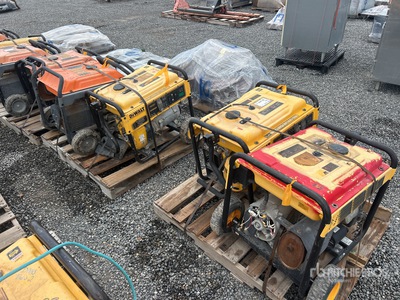 Quantity of (4) Portable Generator Set (Inoperable)
