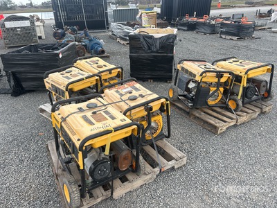 Quantity of (6) Dewalt Generator Set (Inoperable)
