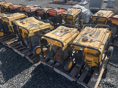 Quantity of (4) Portable Generator Set (Inoperable)