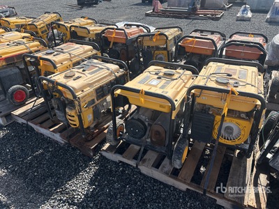 Quantity of (4) Portable Generator Set (Inoperable)