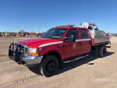 1999 Ford F-450 4x4 Crew Cab Fire Truck