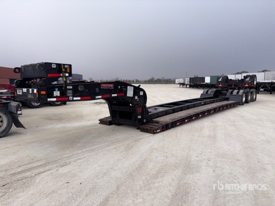 2023 Fontaine Magnitude 55HDSR 110000 lb Tri/A Removable Gooseneck Lowboy Trailer