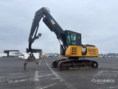 2015 Cat 568LL Heel Boom Log Loader