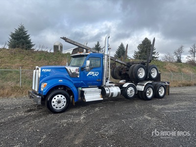 2020 Kenworth W990 8x4 Combination Autocarro trasporto tronchi