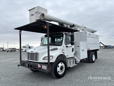2016 Altec LR758 58 ft on 2017 Freightliner M2 106 4x2 Forestry Chipper Body Bucket Truck
