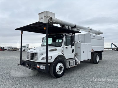 2017 Altec LR760-E70 70 ft on 2017 Freightliner M2 106 4x2 Forestry Chipper Body Bucket Truck