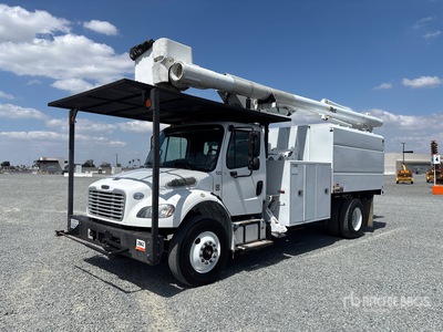 2018 Altec LR7-60E70 70 ft on 2017 Freightliner M2 106 4x2 Forestry Chipper Body Bucket Truck