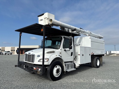 2018 Altec LR7-60E70 70 ft on 2018 Freightliner M2 106 4x2 Forestry Chipper Body Autohoogwerker