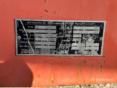 2007 JLG 800AJ 4WD Diesel Knikarmhoogwerker