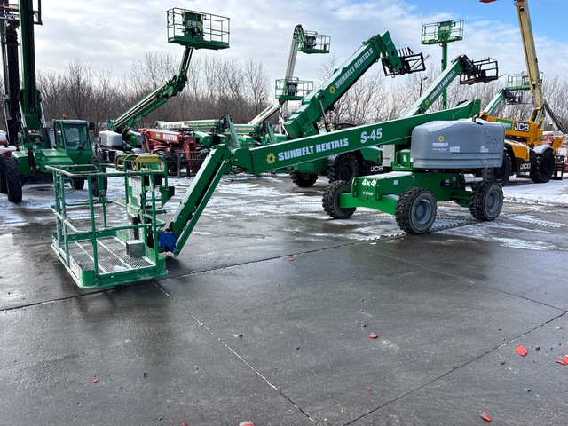 2017 Genie S-45 4WD Diesel Telescopic Boom Lift