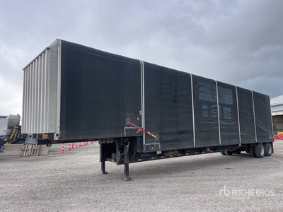 2008 Transcraft 48x102 48 ft T/A Step Deck مقطورة جانبية بستائر