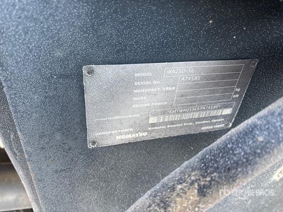 2007 Komatsu WA250-5L Wheel Loader (Inoperable)