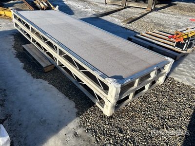 Quantity of (2) 2025 BYT BDF412 4 ft x 12 ft Aluminum Boat Dock Section Kit (Unused)