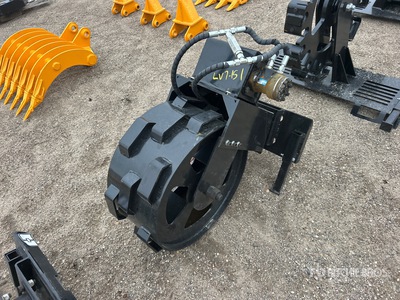2026 GIYI GY-CW44 12 in Mini Skid Steer Compaction Wheel (Unused)