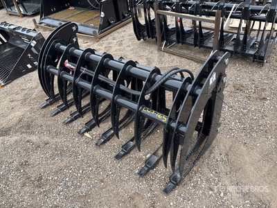 2026 GIYI GY-CLG72 72 in Skid Steer Root Rake (Unused)