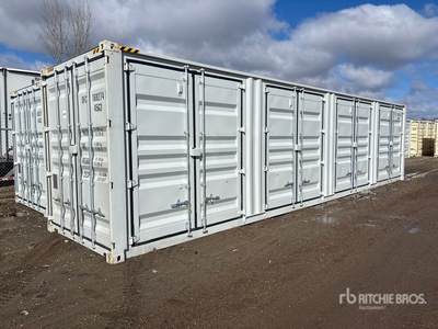 2025 40 ft High Cube Multi-Door Storage Container