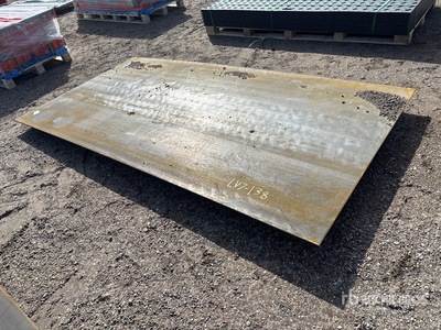 2026 SKLP 5 ft x 10 ft (0.4 in Thick) Steel Plate Plaques d'acier (Unused)