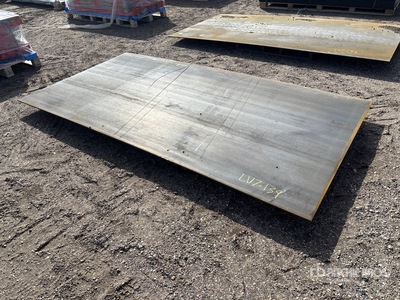 2026 SKLP x 10 ft (.4 in Thick) Steel Plate Plaques d'acier (Unused)