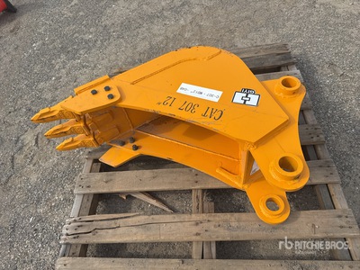 2026 GIYI GY-BK 12 in Digging Graafmachine Bak - Fits Cat 307 (Unused)