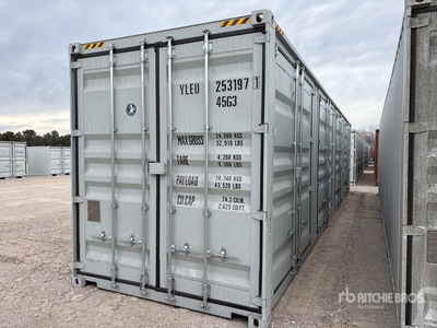 2026 40 ft High Cube Multi-Door Storage Container