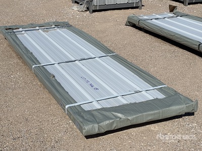 Quantity of (100) 2026 SKLP SKL100 10 ft Galvalume Steel Panels Divers - Matériaux de construction (Unused)