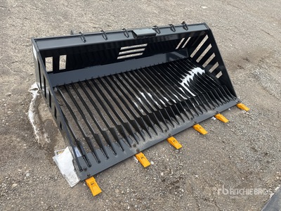 2026 GIYI GY-RB66 66 in Skid Steer Bucket - Fits RB66 (Unused)