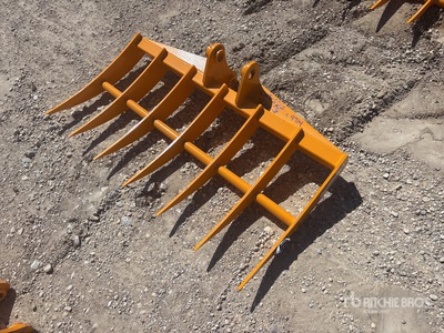 2026 GIYI 46 in Cat 303 Excavator Rake (Unused)