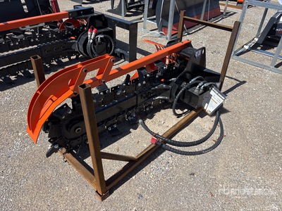 2026 GIYI D39 39 in Mini Skid Steer Trencher (Unused)