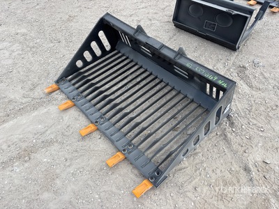 2026 GIYI GY-RB44 44 in Mini Rock Skid Steer Bucket (Unused)