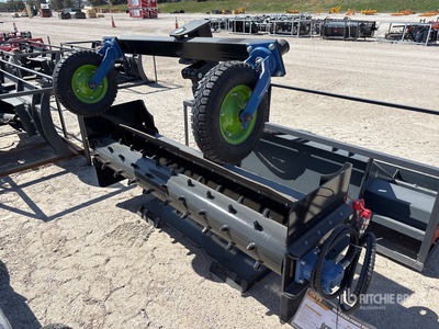 2026 GIYI GY-PR71 72 in Skid Steer Power Rake Accessorio per mini pala (Unused)