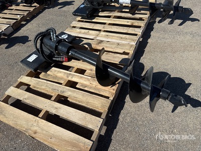 2026 GIYI 11 in Mini Skid Steer Auger - Fits GIYI (Unused)