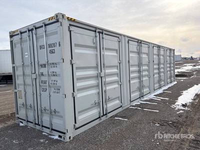 2026 40 ft High Cube Multi-Door Storage Container