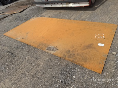 2026 SKLP 5 ft x 10 ft (.4 in Thick) Steel Plate Stahlplatten (Unused)