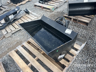 2026 GIYI GY-D5T 36 in Hydraulic Tilting Benna per escavatore - Fits Cat (Unused)