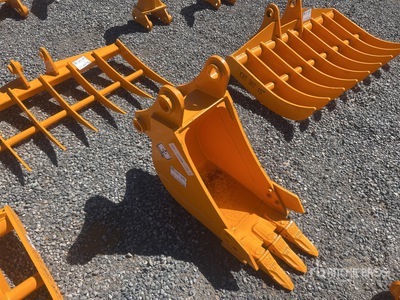 2026 GIYI GY-BK 12 in Digging Benna per escavatore - Fits Cat 303 (Unused)