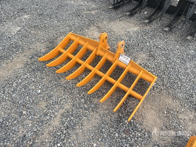 2026 GIYI 38 in Excavator Rake - Fits Cat 303 (Unused)