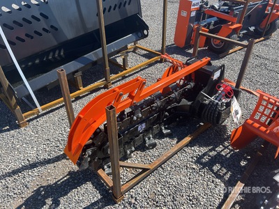 2026 GIYI GY-X39F 8 in Mini Skid Steer Trencher (Unused)