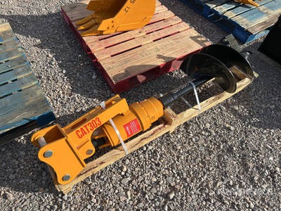 2026 GIYI 12 in Tarière pour pelleteuse - Fits CAT 303 (Unused)