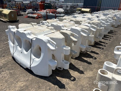 Quantity of (15) Trafix Water Filled Barrier