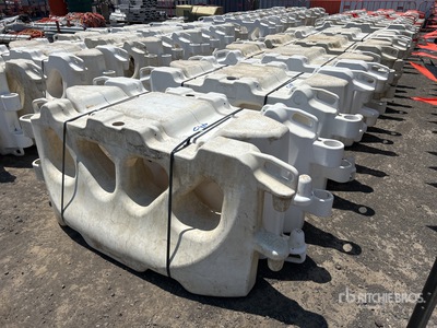 Quantity of (15) Trafix Water Filled Barrier