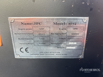 JPC HT12 Minibagger (Unused)