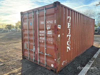 Thermo Plastic Machine w/ 2014 20 ft Standard Storage Container