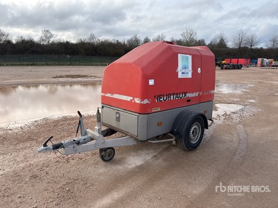 1994 Heurtaux J303S Nettoyeur Haute Pression Sur Remorque 1 Essieu Trailer Pressure Washer