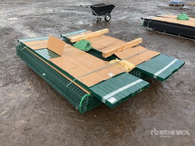 Quantity of (1) Pallets of 2.4 m x 2.3 m Powder Coated Fencing (Unused)