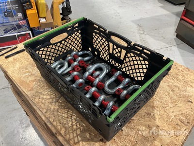 Quantity of (10) D Shackle (Unused)