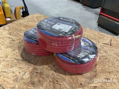 Quantity of (3) Manarola  M1777 Rolls Rubber Air Line Hose (Unused)